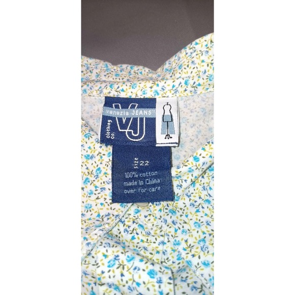 Vintage Womens Shirt Shortsleeve Button Up Y2k Floral Cottagecore Grandmacore - Picture 6 of 8